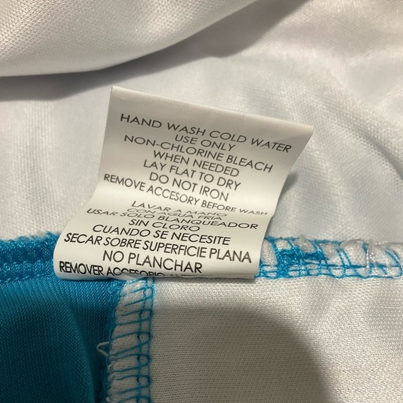 Speechless Dress Turquoise White 16 Girls Floral Ruffle Tiers Bolera Short Sleev - Picture 10 of 11